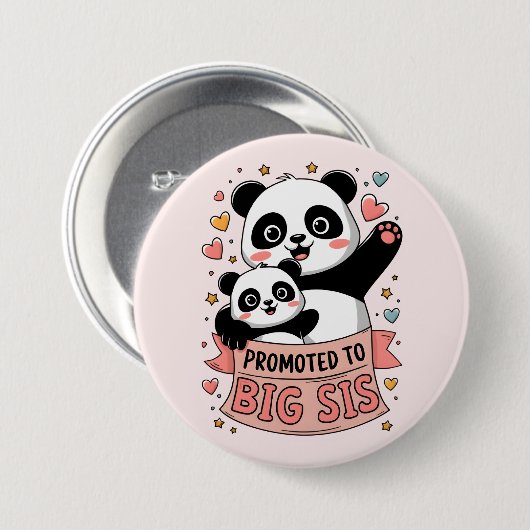 Aangeboden tot Big Sister Ronde Button 7,6 Cm (Voorkant /achterkant)