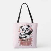 Aangeboden tot Big Sister Tote Bag (Achterkant)