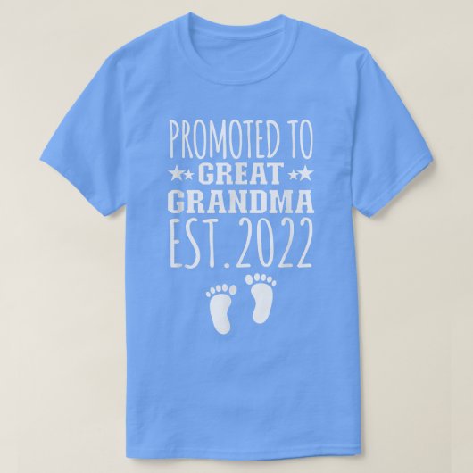 Aangeboden tot grootmoeder 2022, eerste keer gewel t-shirt (Design voorkant)