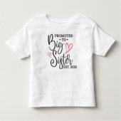 Aangeboden tot grote zuster kinder shirts (Voorkant)
