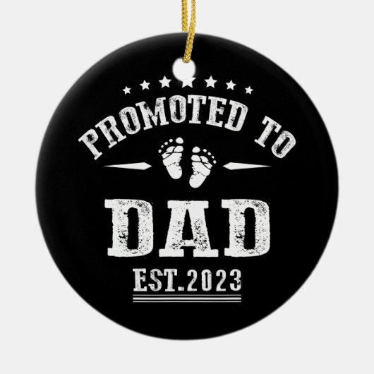 Aangeboden tot pap 2023 voor de eerste keer dat va keramisch ornament (Voorkant)