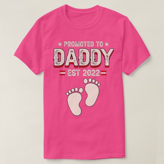 Aangeboden tot papa 2022 Eerste vaderdag Nieuw T-shirt (Design voorkant)