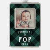 Aangeboden tot Pop | Baby Foto opa Verzilverd Omlijst Ornament (Voorkant)