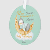 Aangeboden tot tante Baby Penguin Ornament (voorkant)