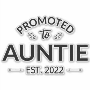 Aangeboden tot tante Est. 2022 II Sticker
