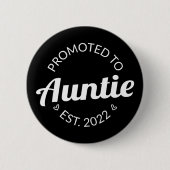 Aangeboden tot tante Est. 2022 Ronde Button 5,7 Cm (Voorkant)