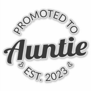 Aangeboden tot tante Est. 2023 I Sticker
