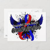 Aangeboren hartafwijking 16 briefkaart (Voorkant / Achterkant)