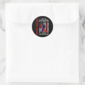 Aangeboren Hartafwijking Chd Bewustzijn Neef Ameri Ronde Sticker (Tas)