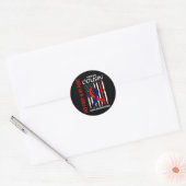 Aangeboren Hartafwijking Chd Bewustzijn Neef Ameri Ronde Sticker (Envelop)