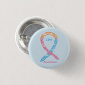 Aangeboren Hernia Diafragmatica CDH-bewustzijnsspe Ronde Button 3,2 Cm (Voorkant /achterkant)