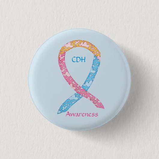 Aangeboren Hernia Diafragmatica CDH-bewustzijnsspe Ronde Button 3,2 Cm (Voorkant)