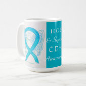 Aangeboren Hernia Diafragmatica (CDH) Engel Mug Koffiemok (Voorkant links)