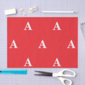 AANGEBOREN INITIËLE TISSUE PAPIER KERST (Craft)