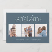 Aangebroken verbinding | Hanukkah Photo Collage Feestdagenkaart (Voorkant)