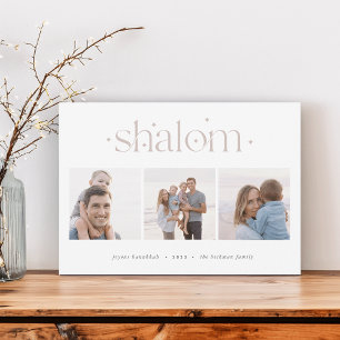 Aangebroken verbinding   Hanukkah Photo Collage Feestdagenkaart