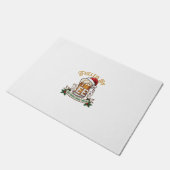 Aangedreven Bier Kerst Vrolijkheid Mok Sinterklaas Deurmat (Schuin)