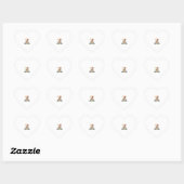 Aangedreven Bier Kerst Vrolijkheid Mok Sinterklaas Hart Sticker (Vel)