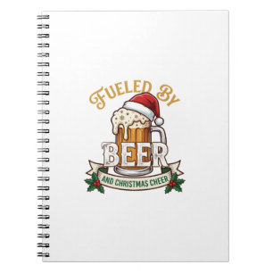Aangedreven Bier Kerst Vrolijkheid Mok Sinterklaas Notitieboek