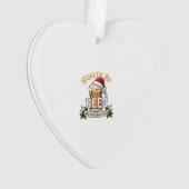 Aangedreven Bier Kerst Vrolijkheid Mok Sinterklaas Ornament (voorkant)
