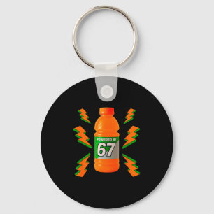 Aangedreven door 67 Aura Energie Grappig 6 7 Meme Sleutelhanger
