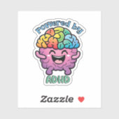 Aangedreven door ADHD | Omarmen van neurodiversite Sticker (Vel)