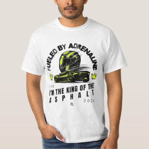 Aangedreven door adrenaline - Bold Dynamic Design T-shirt