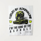 Aangedreven door adrenaline - Bold Dynamic Design Wandkleed (Voorkant)