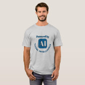 Aangedreven door AI - Actuele Intelligence T-shirt (Voorkant volledig)