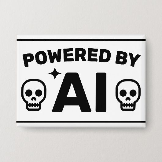 Aangedreven door AI™ knop Button (Voorkant)