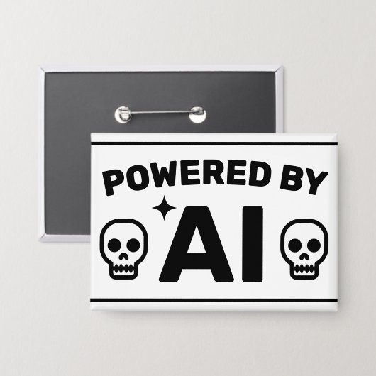 Aangedreven door AI™ knop Button (Voorkant / Achterkant)
