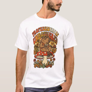 Aangedreven door Angst & Koffie Grappige Opossum T-shirt