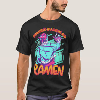 Aangedreven door Anime en Ramen Anime T-shirt