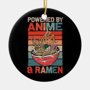 Aangedreven door Anime en Ramen Love Anime Noodles Keramisch Ornament