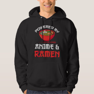 Aangedreven door Anime- en Ramen-merchandise Hoodie