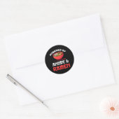 Aangedreven door Anime RA Merchandise Ronde Sticker (Envelop)
