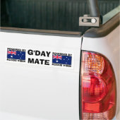 Aangedreven door Aussie Vibes Bumpersticker (Op Truck)