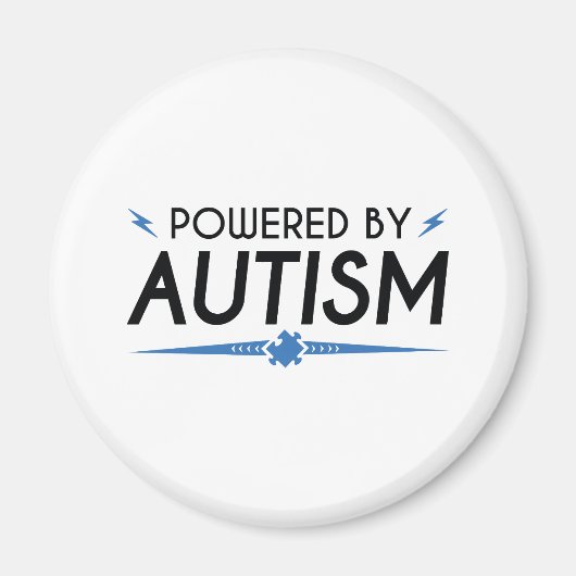 Aangedreven door autisme magneet (Voorkant)