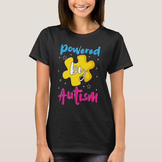 Aangedreven door autisme t-shirt (Voorkant)