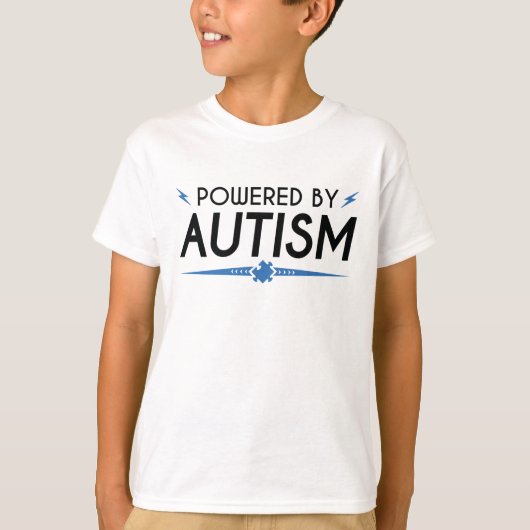 Aangedreven door autisme t-shirt (Voorkant)