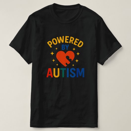 Aangedreven door autisme voor autisme shirt (Design voorkant)