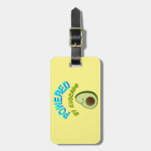 Aangedreven door Avocado Bagagelabel (Voorkant verticaal)
