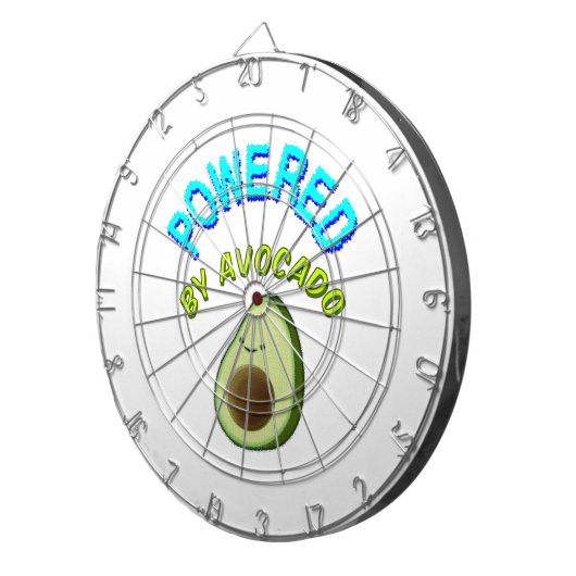 Aangedreven door Avocado Dartbord (Voorkant Rechts)
