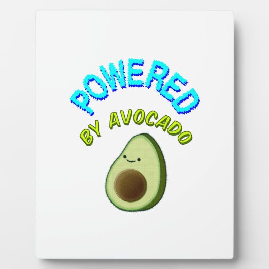 Aangedreven door Avocado Fotoplaat (Voorkant)