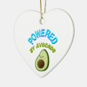 Aangedreven door Avocado Keramisch Ornament (Links)