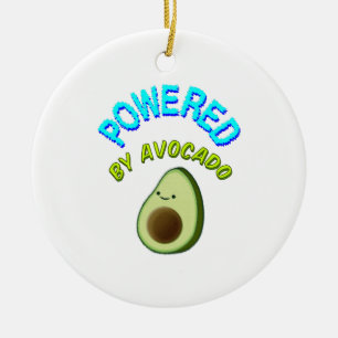 Aangedreven door Avocado Keramisch Ornament