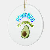 Aangedreven door Avocado Keramisch Ornament (Links)