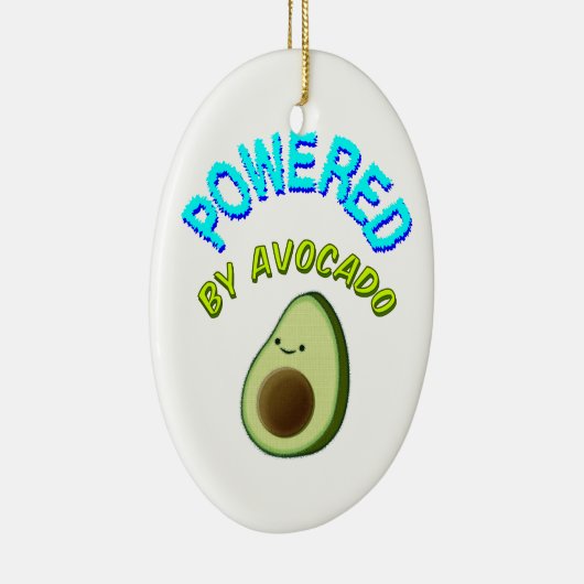 Aangedreven door Avocado Keramisch Ornament (Rechts)