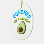 Aangedreven door Avocado Keramisch Ornament (Links)