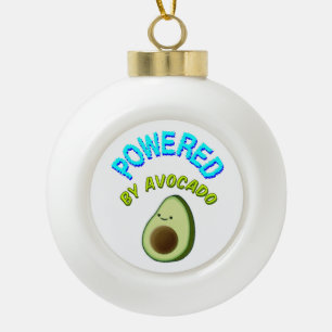 Aangedreven door Avocado Keramische Bal Ornament